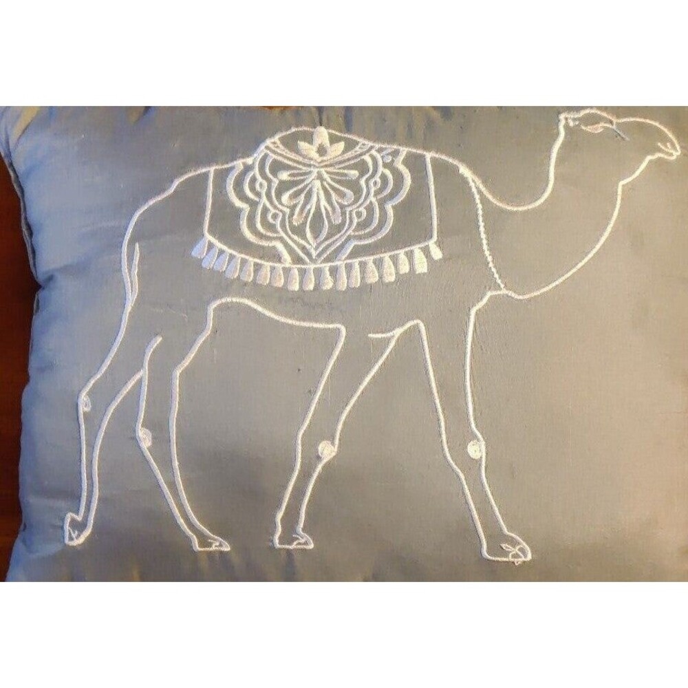 Mainstays Grey Camel Throw Pillow